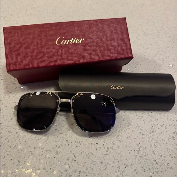 Cartier Black Sunglasses - Picture 4 of 4